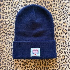 Carhartt Vintage Knit Heart Patch Navy Beanie